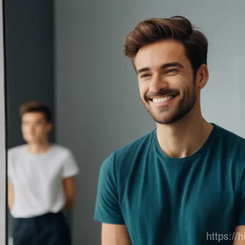 연극배우의 무대 리액션 연습 - **Prompt: "A young, aspiring actor in a well-lit, minimalist studio practices emotional recall in fr...