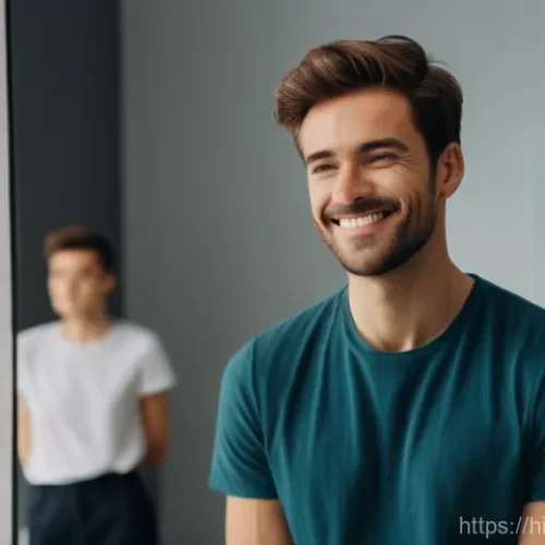 연극배우의 무대 리액션 연습 - **Prompt: "A young, aspiring actor in a well-lit, minimalist studio practices emotional recall in fr...