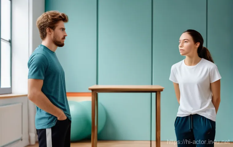 연극배우의 무대 리액션 연습 - **Prompt: "A young, aspiring actor in a well-lit, minimalist studio practices emotional recall in fr... 연극배우의 무대 리액션 연습 - **Prompt: "A young, aspiring actor in a well-lit, minimalist studio practices emotional recall in fr...